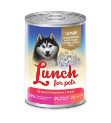 yxpidwtha29ybweucnulunch_for_pets_premium_konservy_dlya_sobak_srednih_i__krupnyh_porod_nezhnaya_telyatina_v_zhele