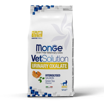 Monge VetSolution Cat Urinary Oxalate Диета для профилактики и лечения МКБ оксалатного типа 1,5кг
