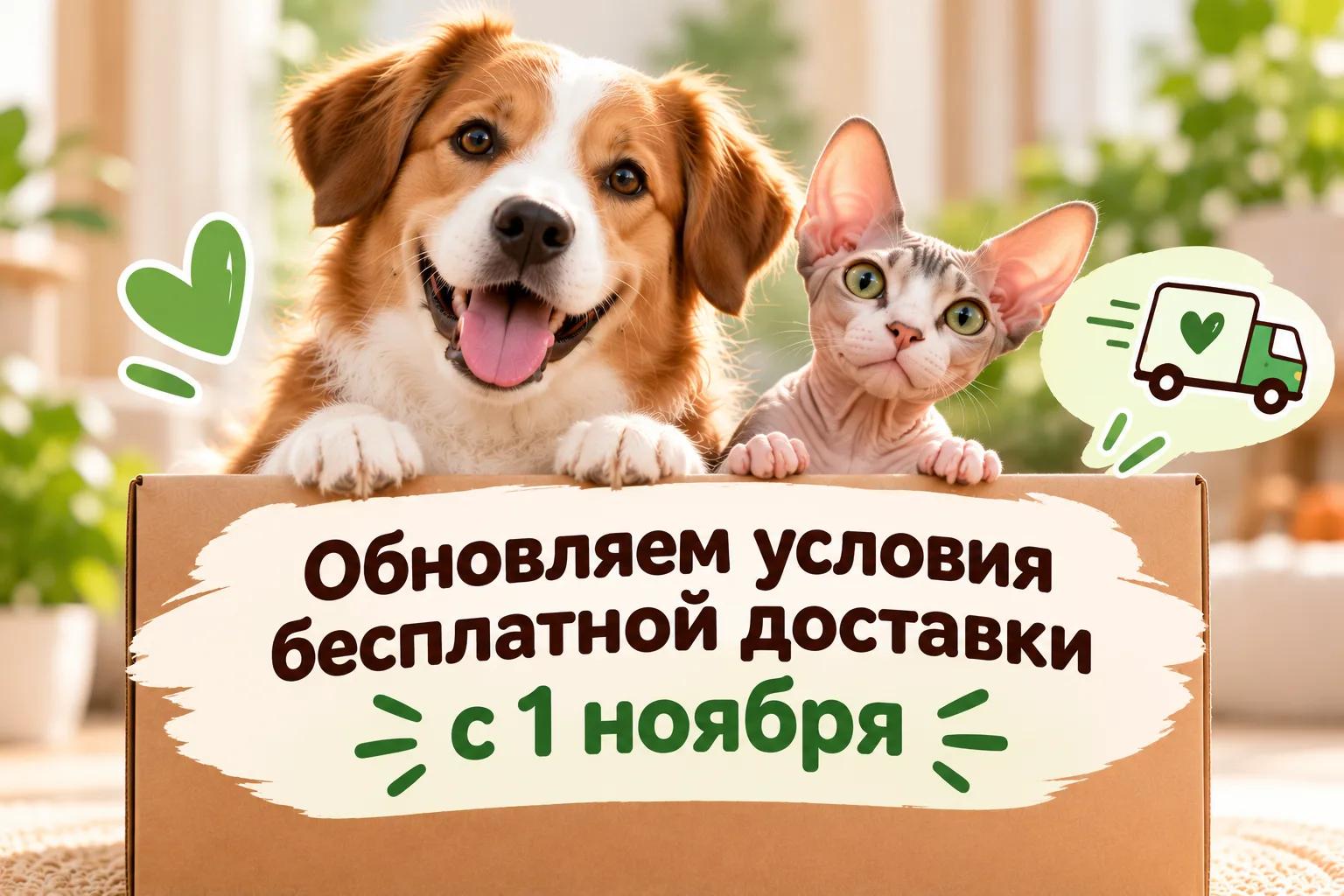 Обновляем условия бесплатной доставки с 1 ноября Обновляем условия бесплатной доставки с 1 ноября