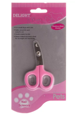 DeLIGHT Когтерез-ножницы малый прямой для кошек