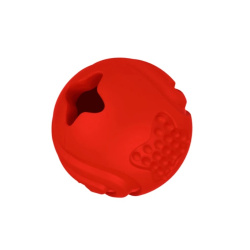 1Mr.Kranch для собак Мяч 6,5 см красный с ароматом бекона