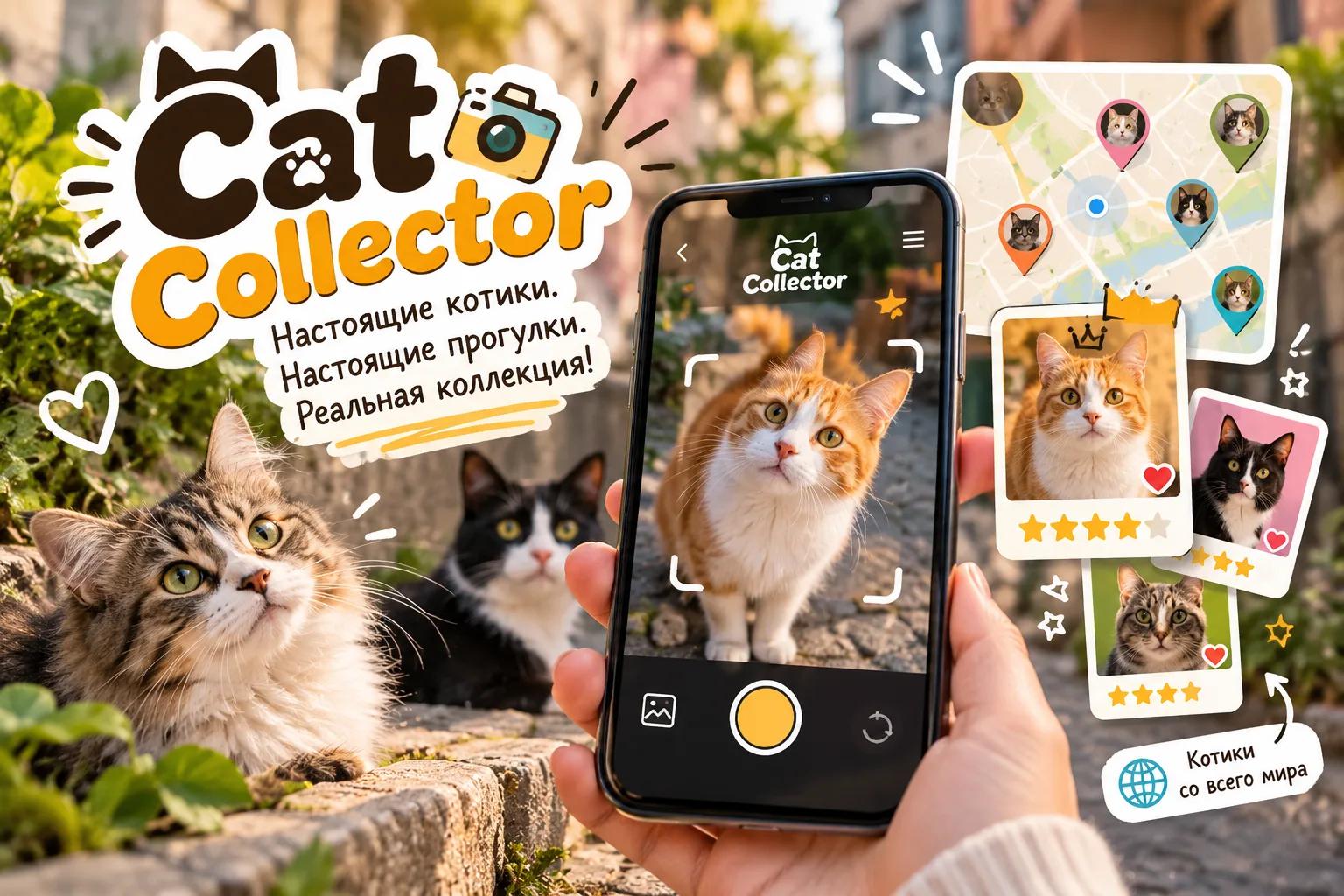 Pokémon GO, только с настоящими котиками: что за игра Cat Collector Pokémon GO, только с настоящими котиками: что за игра Cat Collector